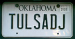 TulsaDJ Car Tag
