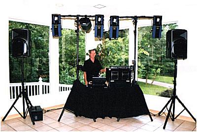 Example of a setup at Tarp Chapel